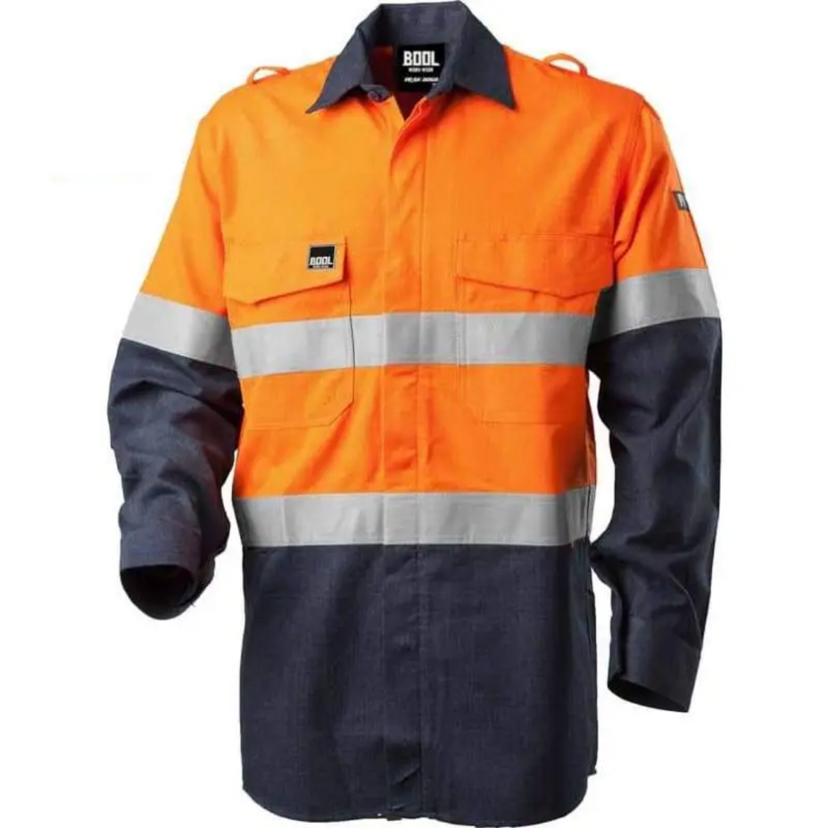 Picture of Bool-Workwear, Shirt, Long Sleeve, Flame Retardant, Light Rip-Stop, FR Tape